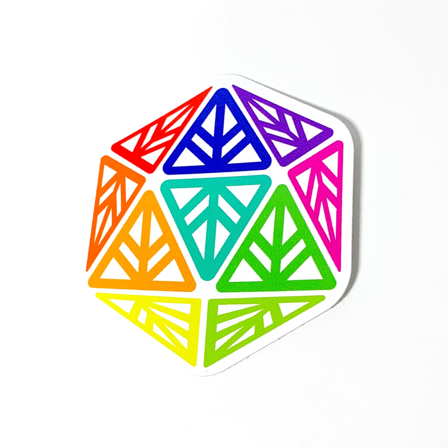 Iconic Rainbow PRIDE Die-Cut Sticker