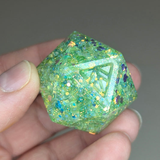 Selune's Glow - 35mm Chonk D20