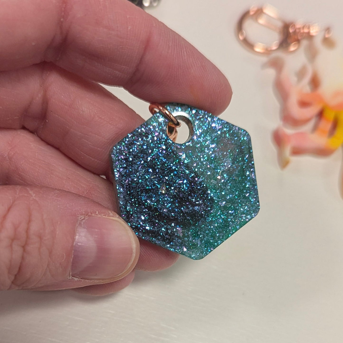 Mystery Handmade Resin Keychain