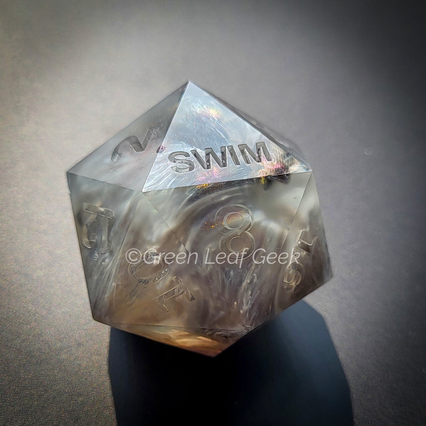 Into the Abyss - 35mm SINK or SWIM Chonk D20 - Choice of Ink