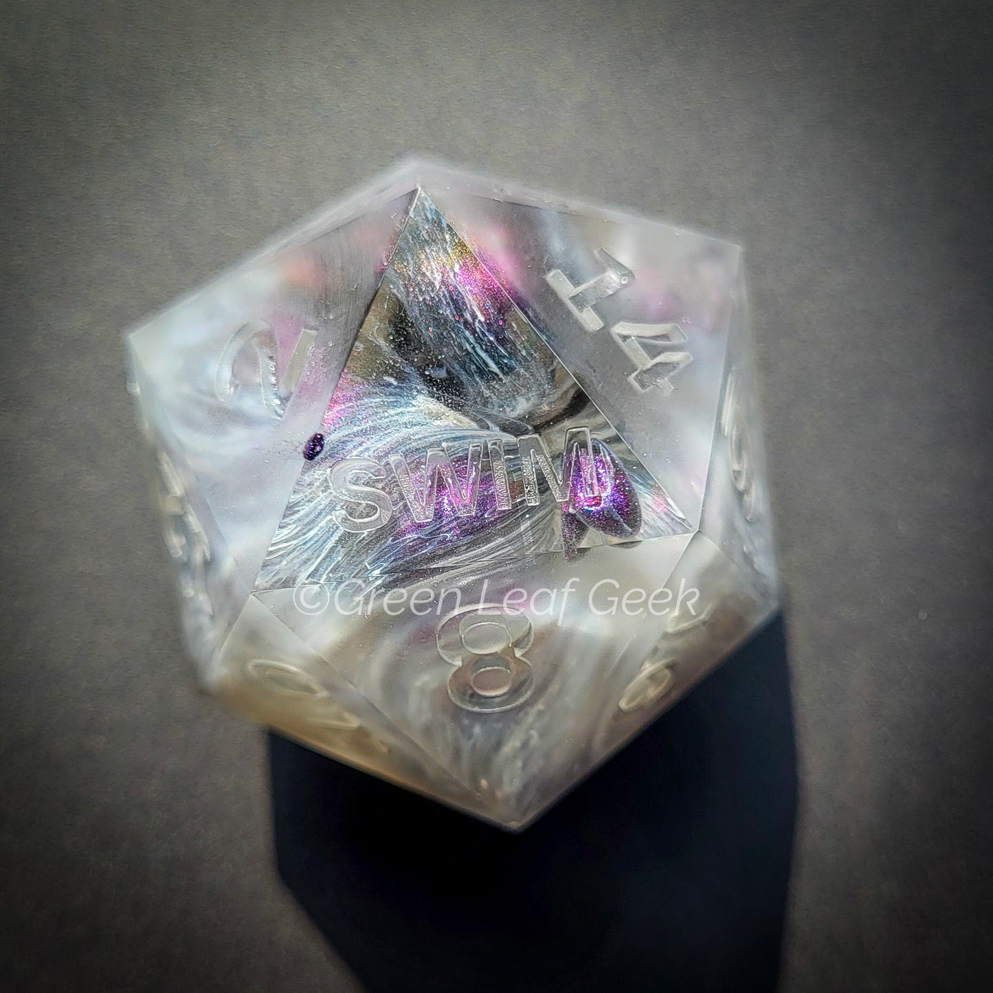 Into the Abyss - 35mm SINK or SWIM Chonk D20 - Choice of Ink