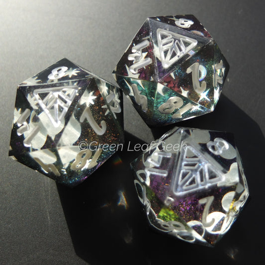 Cosmos - choice of 30mm Chonk D20s