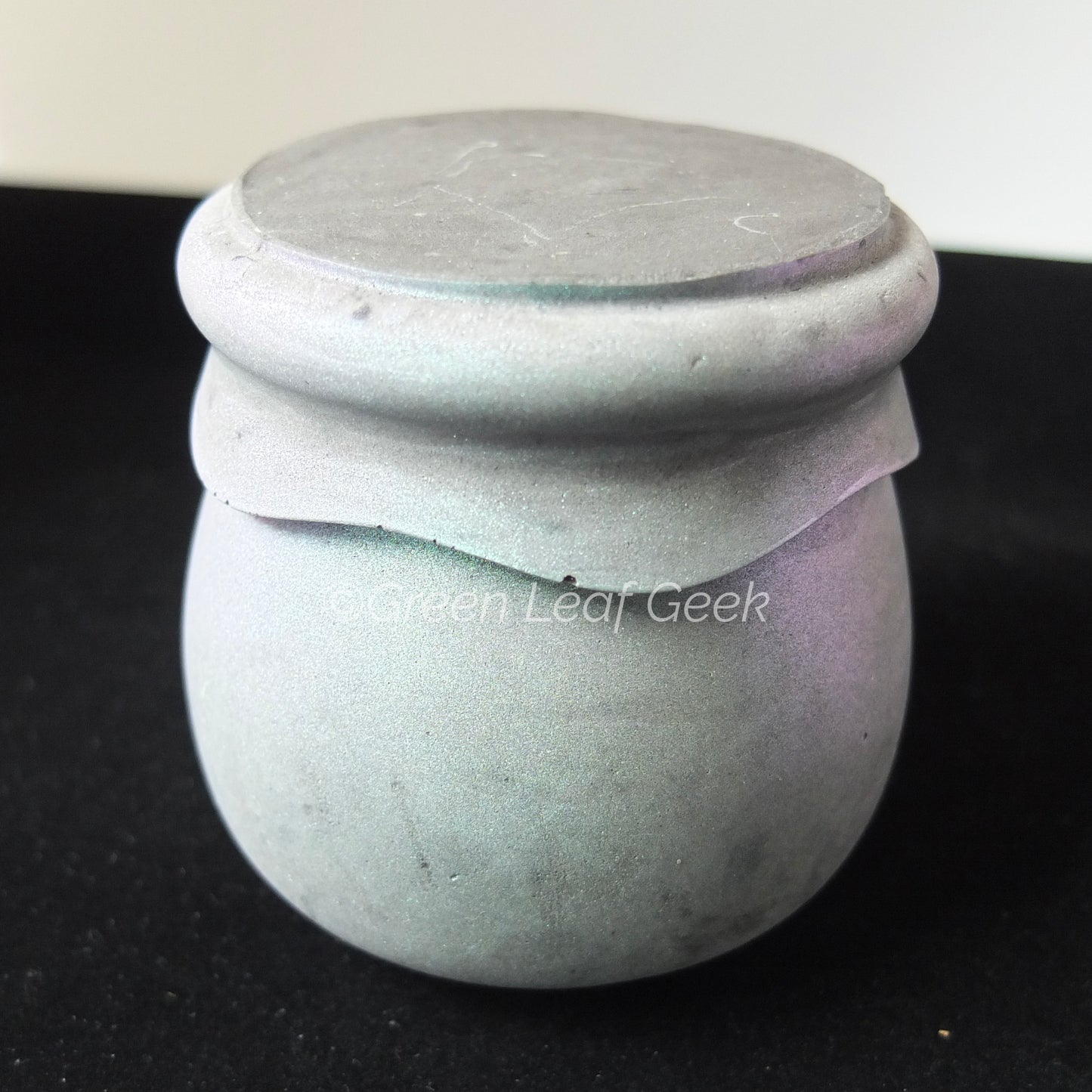 Iridescent Honey Pot Jar with Lid