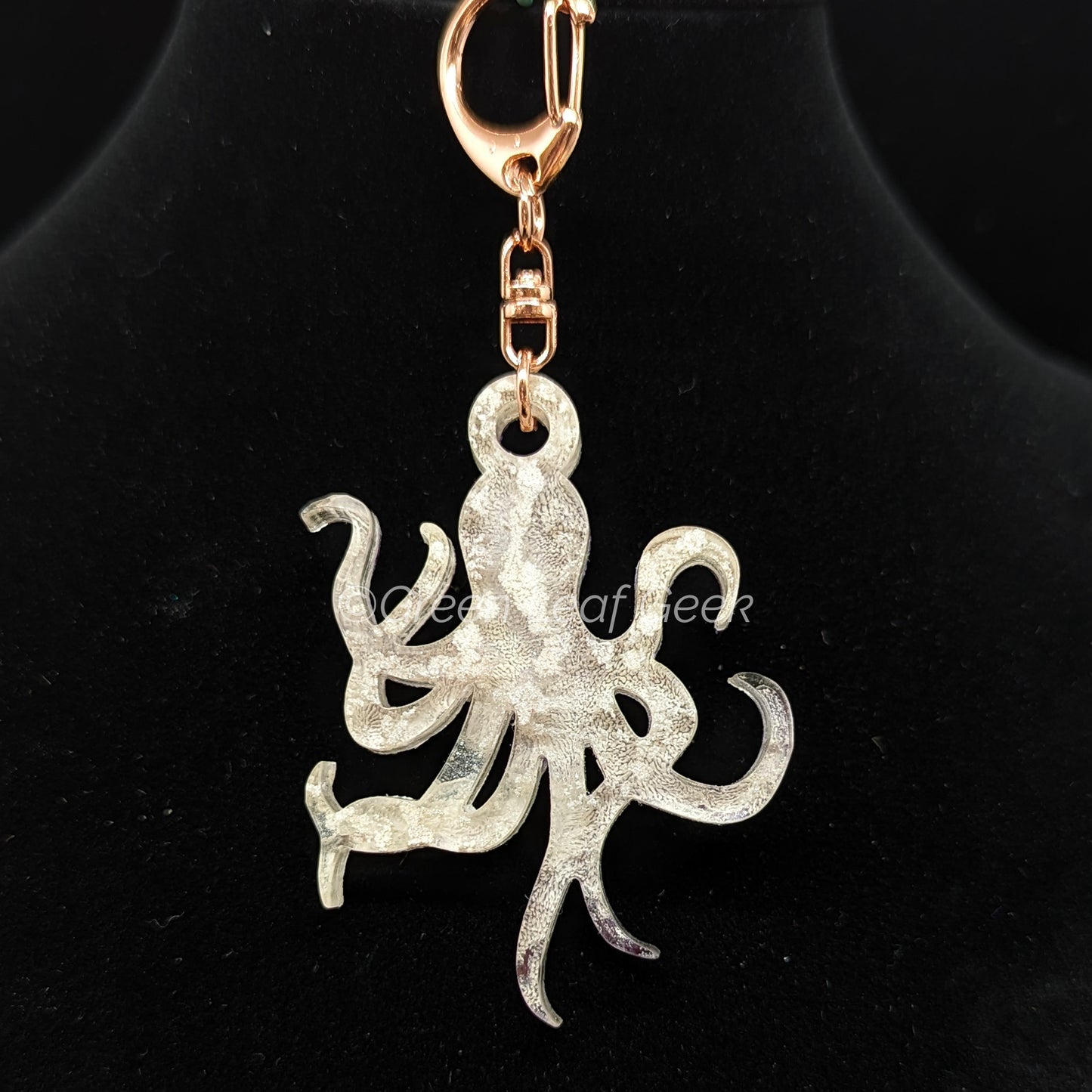 Handmade Resin Cephalopod Keychain
