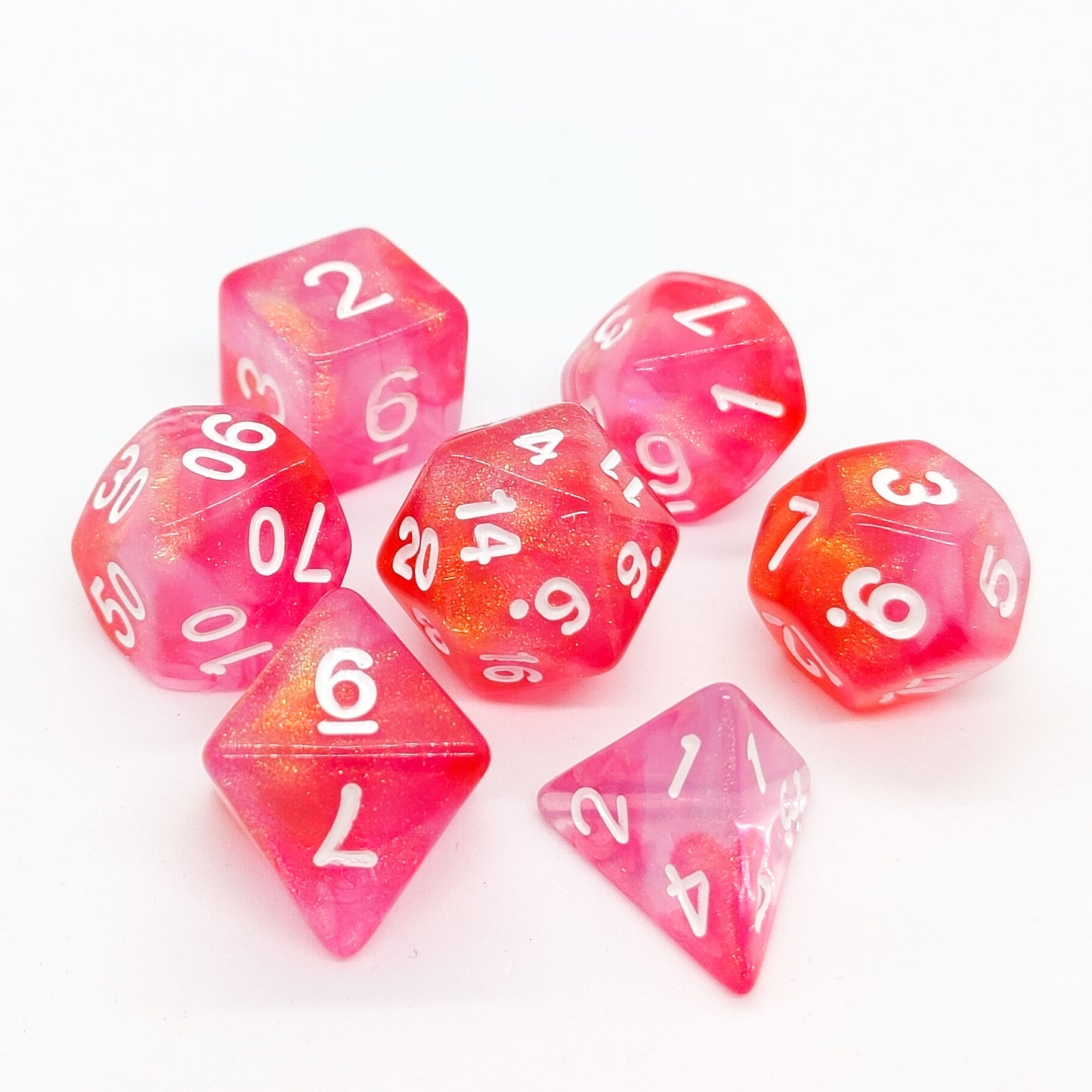 Himbo - Iridescent dice set - 7 piece RPG dice set