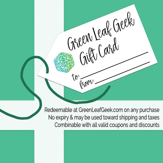 Green Leaf Geek Gift Card (electronic)