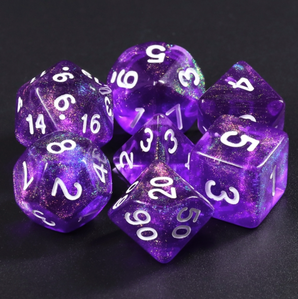 Great Old One - Iridescent dice set - 7 piece RPG dice set