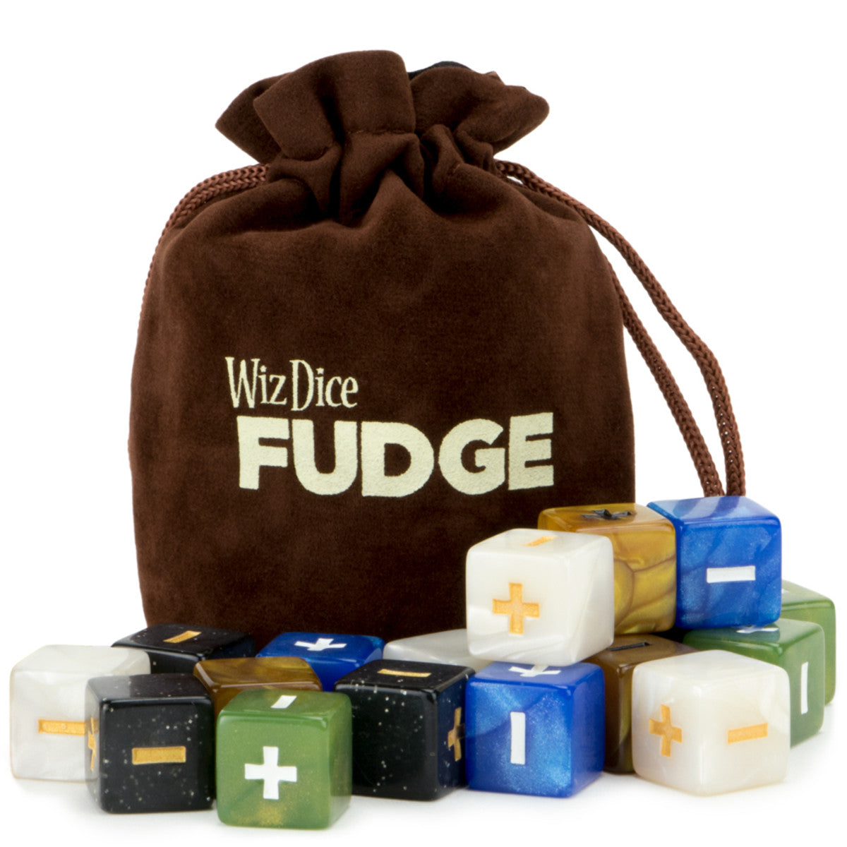 Soft & Earthy - 4-piece Fudge dice set
