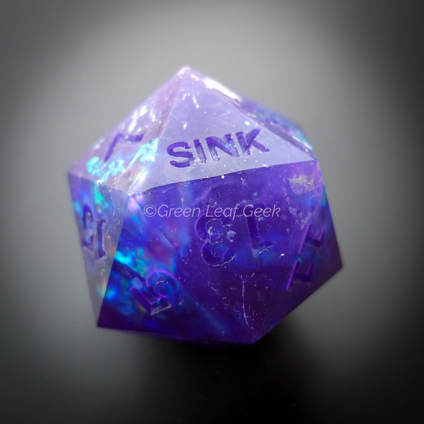 SINK or SWIM - multiple colours - 35mm Chonk D20 - Choice of Ink