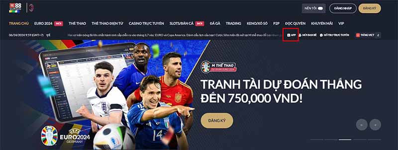 Hướng dẫn cách tải App M88 về điện thoại