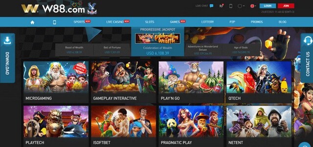 Sòng bạc trực tuyến W88 với hàng loạt ưu đãi thưởng giá trị Sòng bạc trực tuyến W88 với hàng loạt ưu đãi thưởng giá trị