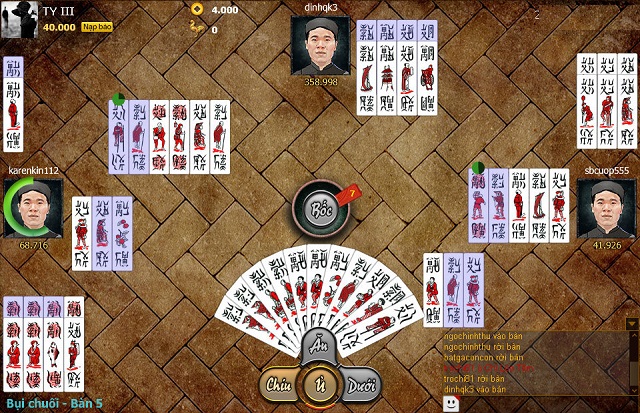 Áp dụng chiến thuật chơi bài Chắn phù hợp trong từng giai đoạn giúp gia tăng xác suất thắng