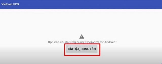 Nhấn vào mục cài đặt, dựng lên Nhấn vào mục cài đặt, dựng lên