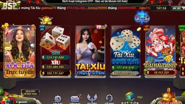 B52 – địa chỉ uy tín được nhiều người chơi săn đón